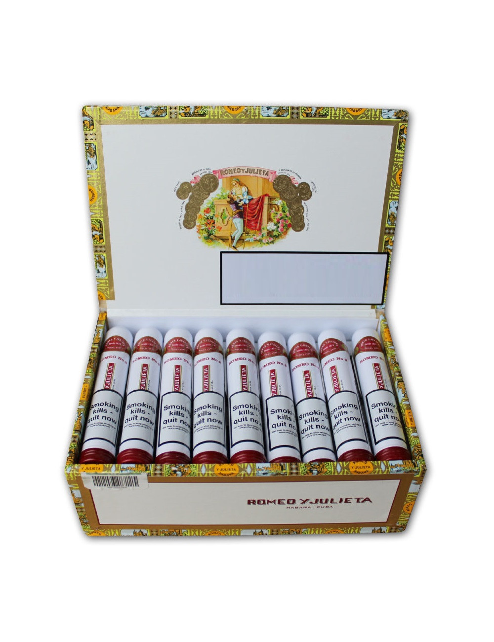 Romeo y Julieta No.3 tubos